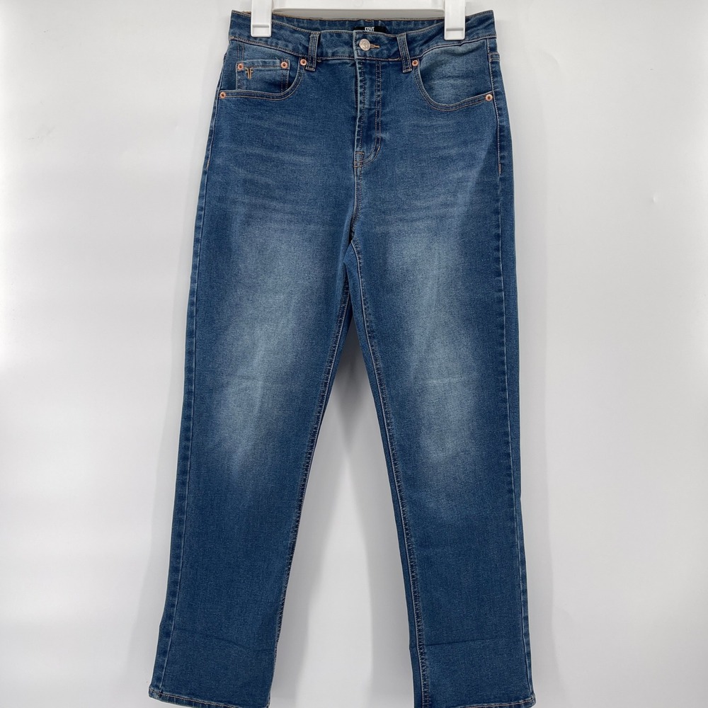 Frye Womens Jeans Size 4/27 Blue Denim High Rise Straight Leg Casual - Picture 2 of 10